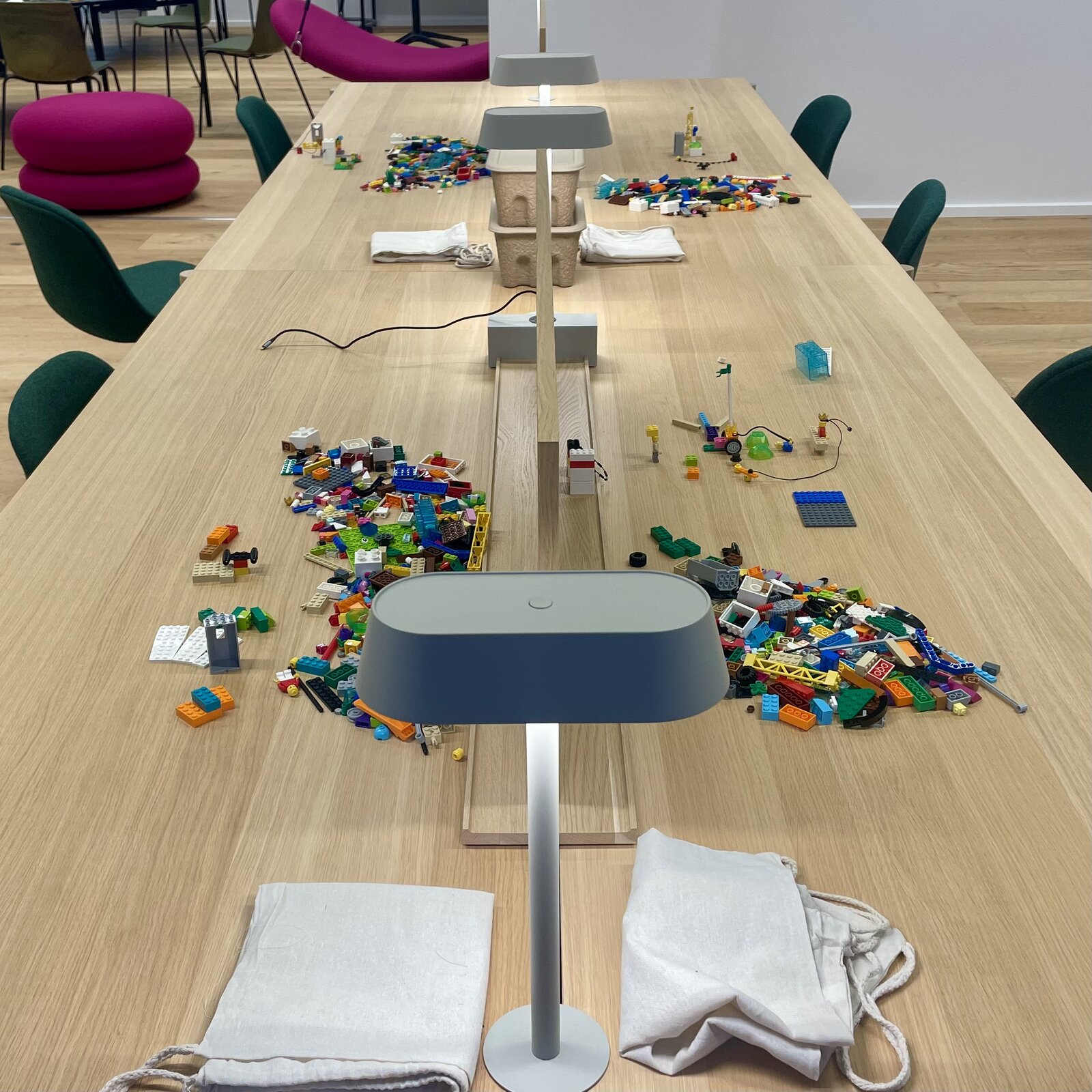Hands-on team workshop with LEGO bricks